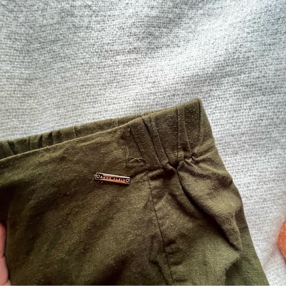 Anne Klein Linen Cropped Pants - Picture 3 of 5